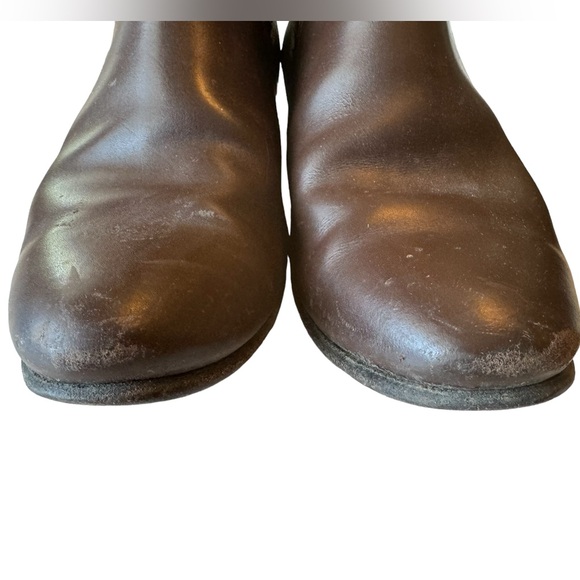 Vintage Red Diamond Brown Slip On 70s Retro Men’s 7.5 Boots Rare - Picture 4 of 11